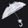 POCREATION parasol parasol Exquisite Lace Cotton Umbrella For Wedding Party Photography (White) view 2
