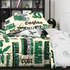 FOCO Philadelphia Eagles NFL Retro Bed in a Bag Comforter Bedding 5 Piece Twin Set view 4