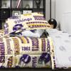FOCO Minnesota Vikings NFL Retro Bed in a Bag Comforter Bedding 5 Piece Twin Set view 4