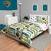 FOCO Jacksonville Jaguars NFL Retro Bed in a Bag Comforter Bedding 5 Piece Twin Set view 1