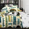 FOCO Jacksonville Jaguars NFL Retro Bed in a Bag Comforter Bedding 5 Piece Twin Set view 4