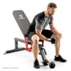 Marcy Adjustable Strength Training Utility Bench with Chrome Sliding Track SB-5429 view 2