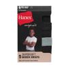 Hanes Ultimate Boys' Originals SuperSoft Boxer Brief Underwear, Viscose from Bamboo Fabric, Black, 5-Pack view 3