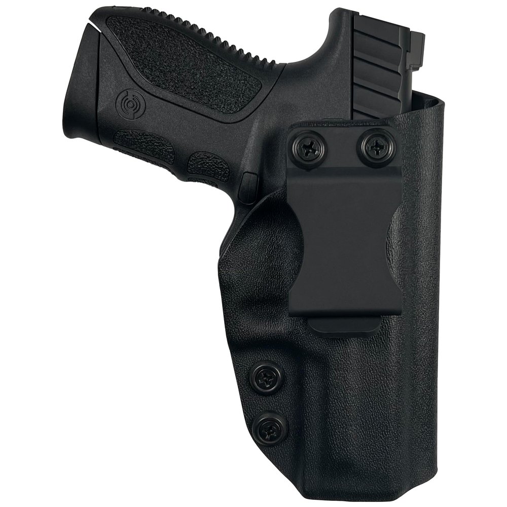 Maxtor Tactical IWB Max Cover Holster Fits Stoeger STR-9 (Black, Right Handed) Inside Waistband Kydex Gun Holster American Made Durable Lightweight Carry Gear