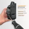 Maxtor Tactical IWB Max Cover Holster Fits Stoeger STR-9 (Black, Right Handed) Inside Waistband Kydex Gun Holster American Made Durable Lightweight Carry Gear view 4