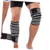 WOFASHPURET 1pc Knee Rodilleras Para Gym Mujer Sports Knee Brace Winding Strap Elasticity Strap Basketball Knee Sleeves Sports Knee Pads Twine Fitness Elastic Band, 120X7.5cm, Black view 2