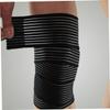 WOFASHPURET 1pc Knee Rodilleras Para Gym Mujer Sports Knee Brace Winding Strap Elasticity Strap Basketball Knee Sleeves Sports Knee Pads Twine Fitness Elastic Band, 120X7.5cm, Black view 3