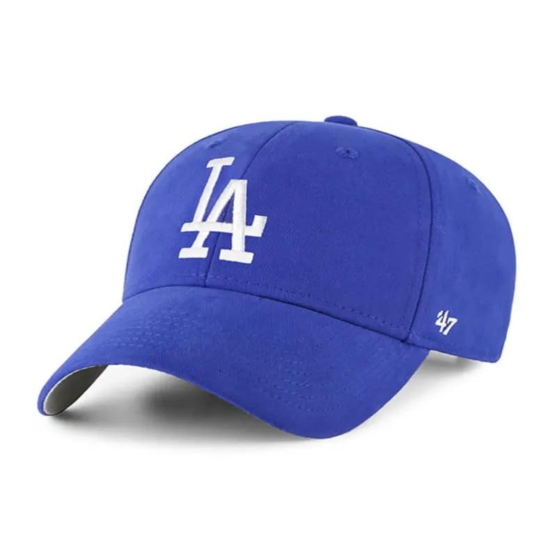 47 Los Angeles Dodgers Kids Hat Boys Girls (4-7 Years) Basic MVP Adjustable Cap, Royal Blue
