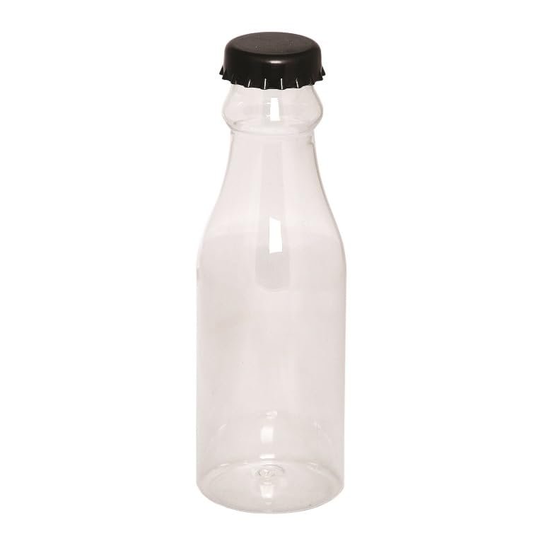 212 Main 650 ml 22 oz Soda/Pop Shaped Tritan Bottle - Clear/Black