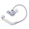 AMBASSADOR MARINE- Trinidad Head/Shower Combo Faucet- Classic Warm White Sprayer & 6' Stainless Steel Hose, Pull-Out Faucet (Hot/Cold Mixer) Chrome & Warm White for Boat/RV/Camper- 134-0224-CW-W view 2