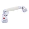 AMBASSADOR MARINE- Trinidad Head/Shower Combo Faucet- Classic Warm White Sprayer & 10' White Rubber Hose, Pull-Out Faucet (Hot/Cold Mixer) Chrome & Warm White for Boat/RV/Camper- 134-0262-CW-W view 3