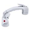Ambassador Marine- Trinidad Head/Shower Combo Faucet- Small Chrome Sprayer & 6' Black Rubber Hose, Pull-Out Faucet (Hot/Cold Mixer) Chrome for Boat/RV/Camper- 134-0213-CP-W view 3