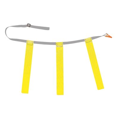 212 Main 40-50 in. Triple Flag Football Set - Adult, Yellow - Extra Large