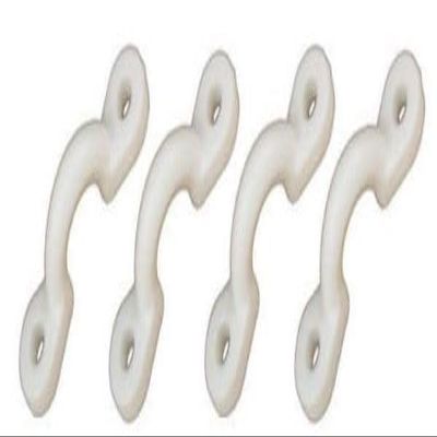 212 Main Bimini Top Pad Eye, White - Pack of 4