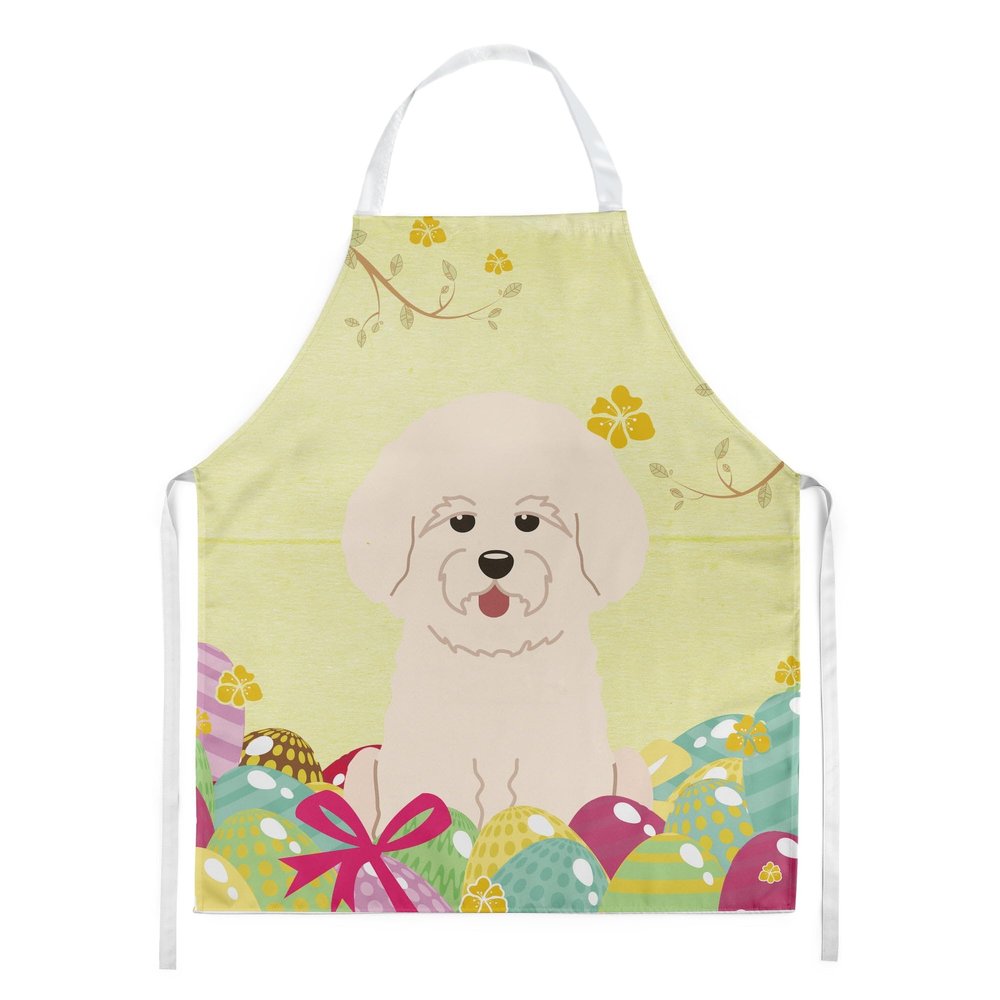 212 Main Easter Eggs Bichon Frise Apron