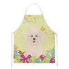 212 Main Easter Eggs Bichon Frise Apron view 1