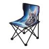 Jihqo Cute Space Cat Camping Chair Lightweight Portable Folding Chair Beach Chair with Carry Bag for Outdoor Adventures Patio and Picnics view 1