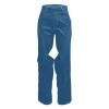 Uillui Baggy Cargo Pants for Women Trendy Patchwork Cutout Trousers High Waisted Straight Leg Pants Dressy Casual Work Pants Blue view 2