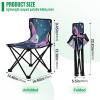 Jihqo Two Colorful Fish Bubble Camping Chair Lightweight Portable Folding Chair Beach Chair with Carry Bag for Outdoor Adventures Patio and Picnics view 3