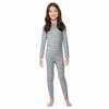 32 DEGREES 32 Kids' Heat Long Sleeve Crew Neck + Legging Set (M-8/10, Grey Snow Flake)