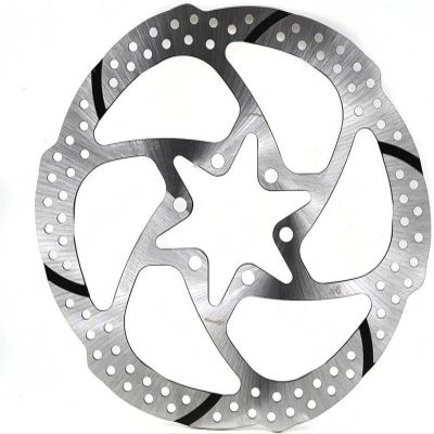 Disc Brake Rotor 160mm Brake Disc With 6 Bolts Bicycle Rotors For Road Bike Mountain Bike Silver (Size : 160mm)