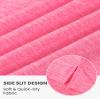 Auranso Girls Sleeveless Polo Shirts V-Neck Golf Tennis T-Shirts with Collared Quick Dry Tank Tops Pink 5-6 Years view 4