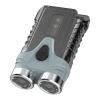Portable keychain light LED highlight flashlight dual light source outdoor camping fishing multi-function tool flashlight light (Size : 326 gray) view 1