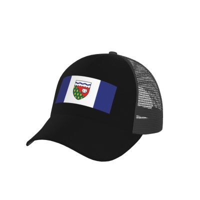 SIYTUAU Flag of The Northwest Territories Baseball Cap Adjustable for Men Women Breathable Mesh Back Baseball Caps Casual Outdoor Hat Trucker Hat