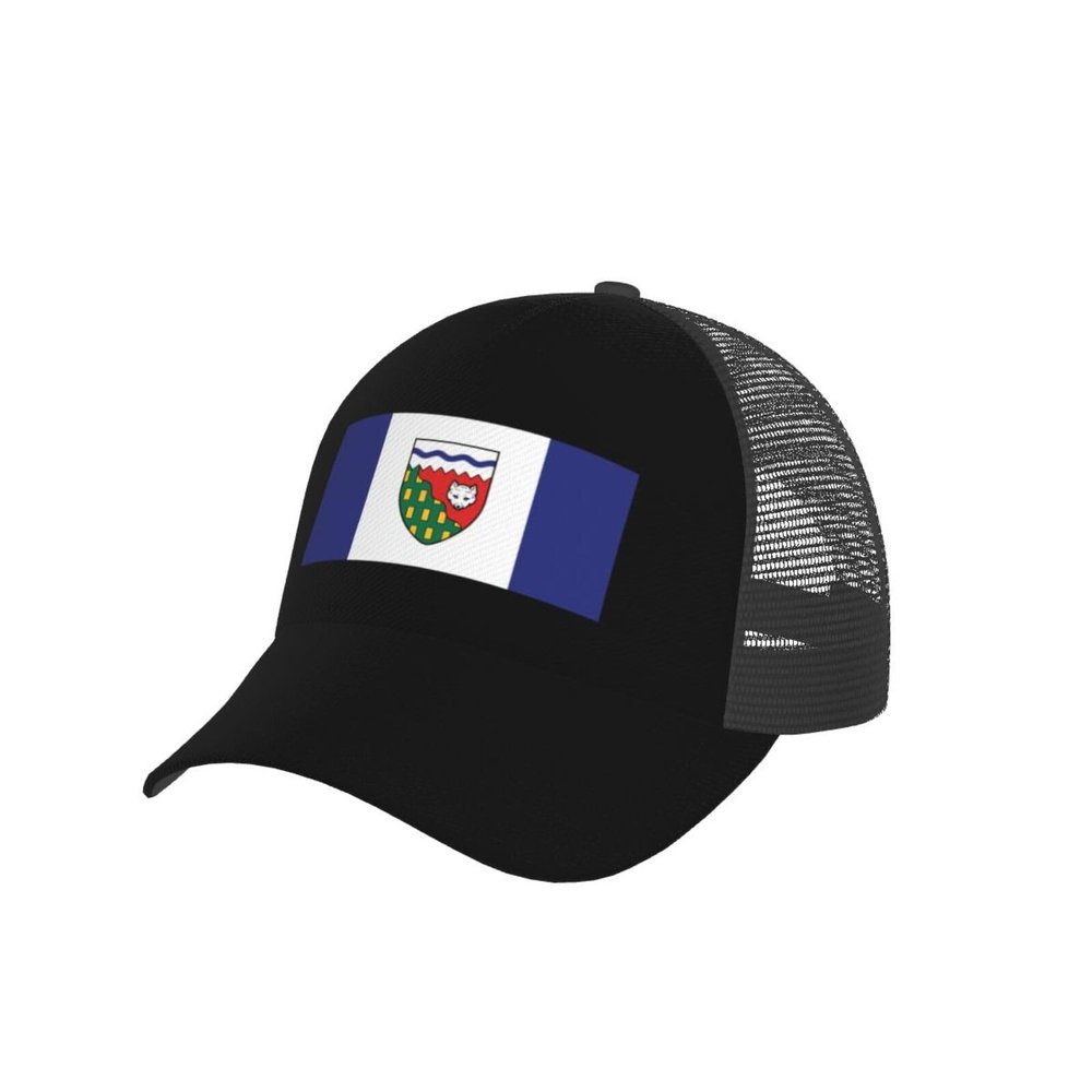 SIYTUAU Flag of The Northwest Territories Baseball Cap Adjustable for Men Women Breathable Mesh Back Baseball Caps Casual Outdoor Hat Trucker Hat