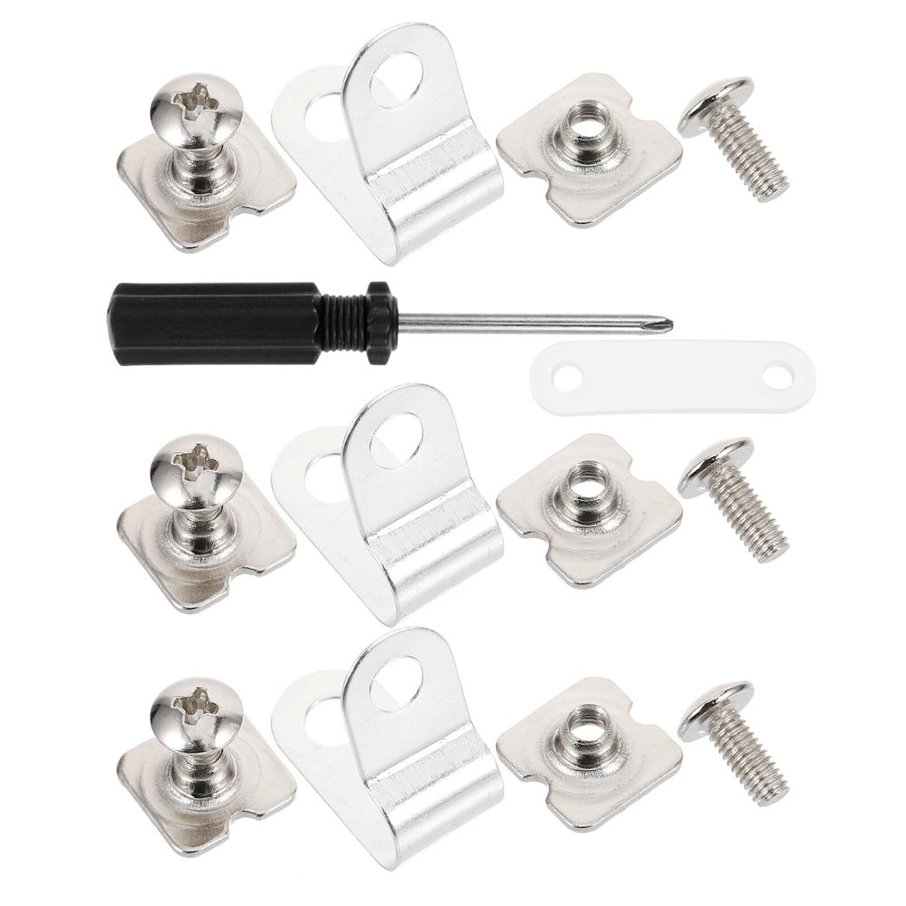 Sosoport 1set Hockey Helmet Repair Kit Helmet Replacement Parts Clips Fasteners Accessories for Ensuring Athlete Safety Comfort During Play