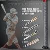 Gonex Bat Grip Tape for Baseball Softball, 1.1mm 40.16'' Pro Feel Full Adhesive Back Baseball Bat Grip, Black-Gray Wrap (1 Pack) view 2