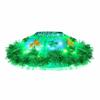 TWINKLEDE Light Up St Patrick's Day Tutu Skirt Sparkly Shamrock Tulle Tutus Irish Festival Costume Skirt (Green) view 1