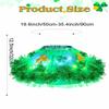TWINKLEDE Light Up St Patrick's Day Tutu Skirt Sparkly Shamrock Tulle Tutus Irish Festival Costume Skirt (Green) view 4