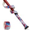 Gonex Bat Grip Tape for Baseball Softball, 1.1mm 40.16'' Pro Feel Full Adhesive Back Baseball Bat Grip, National Flag Wrap (1 Pack) view 1