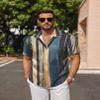 COOFANDY Men Casual Button Down Shirt Short Sleeve Summer Camp Shirts view 2