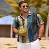 COOFANDY Men Casual Button Down Shirt Short Sleeve Summer Camp Shirts view 3
