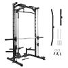RitFit Smith Machine Power Rack with LAT-Pull Down System, Landmine, Barbell Bar, Plate Storage Pegs and More Training Attachment, 1000 LBS Multifunction Squat Rack for Home Gym, Upgraded 2.0 view 1