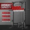 RitFit Smith Machine Power Rack with LAT-Pull Down System, Landmine, Barbell Bar, Plate Storage Pegs and More Training Attachment, 1000 LBS Multifunction Squat Rack for Home Gym, Upgraded 2.0 view 4