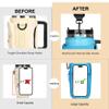 LOKASS Personalized Water Bottle Holder with Strap for Stanley Cup Accessories 40 oz Tumbler, Initial Water Bottle Carrier Bag W/Phone Pocket, for Women,Ideal for Thanksgiving/Christmas/New Year view 4