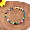 Uloveido Gold Plated Rectangular Tennis Bracelet Multicolor Cubic Zirconia Bolo Summer Bracelet for Women Her YA4537 (Gold-Multi-7.5 inch) view 3
