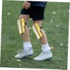 Happyyami Boy Girl Soccer Shin Guards with Ankle Sleeves Ergonomic Shock-Resistant Protection for Boys and Girls Ages Durable Non-Slip Design for Training and Matches view 3