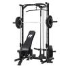 RitFit Smith Machine Power Rack with LAT-Pull Down System, Landmine, Barbell Bar, Plate Storage Pegs and More Training Attachment, 1000 LBS Multifunction Squat Rack for Home Gym (BP230 Package) view 1