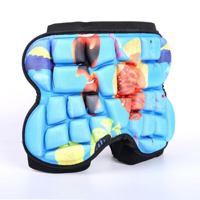 Castrap Butt Pads for Skating, Protective Butt Pad, Skateboarding Pads Children Extreme Sports Hip Pad Hockey Ski Snow Boarding Skate Hip Protection Mat Padded Impact Shorts (Blue)