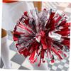 Happyyami 3pcs Reusable Cheerleading Pompoms Aerobics Flower Ball Cheerleading Ball Cheer Gifts Pompom Cheer Poms Poms view 4