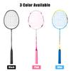 ALPSPORT Power Original Design 4U G5 Graphite Badminton Rackets Sets of 2, Carbon Fiber Racquets with 1 PVC Bag, 2 Tied Grips Tapes, 3 Shuttlecocks, 22-28LBS Padel Raket for Sports Training (Blue) view 3
