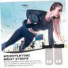 Happyyami 1Pair Adjustable Gymnastics Grips and Weightlifting Wrist Straps with Finger for Secure Grip Lifting Palm Protectors and Wristbands for Men Women and Youth Sports Training view 3