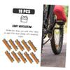 Yardwe 80pcs Compact Bicycles Reflectors Replaceable Pedal Reflectors Warning Safety Bike view 3