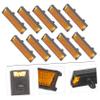 Yardwe 80pcs Compact Bicycles Reflectors Replaceable Pedal Reflectors Warning Safety Bike view 4