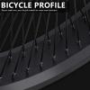 TRACER 140 Spoke 7-speed Cruiser Bike Rim 26"*3.0 Chopper Bicycle Disc Brake Wheelset, Polish Front and Rear Rims Set (black) view 4