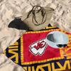Northwest NFL Kansas City Chiefs Super Bowl LVIII Champions Beach Towel, 30" x 60", Arrival Participant view 4